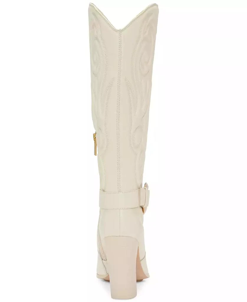 Vince Camuto Women's Biancaa Extra Wide-Calf Buckled Cowboy Dress Boots 3