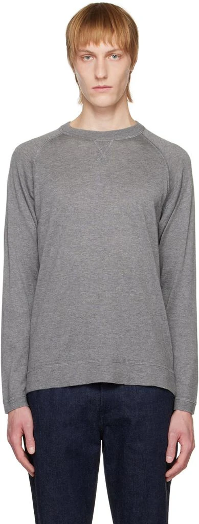 Officine Générale Gray Nate Sweater 1