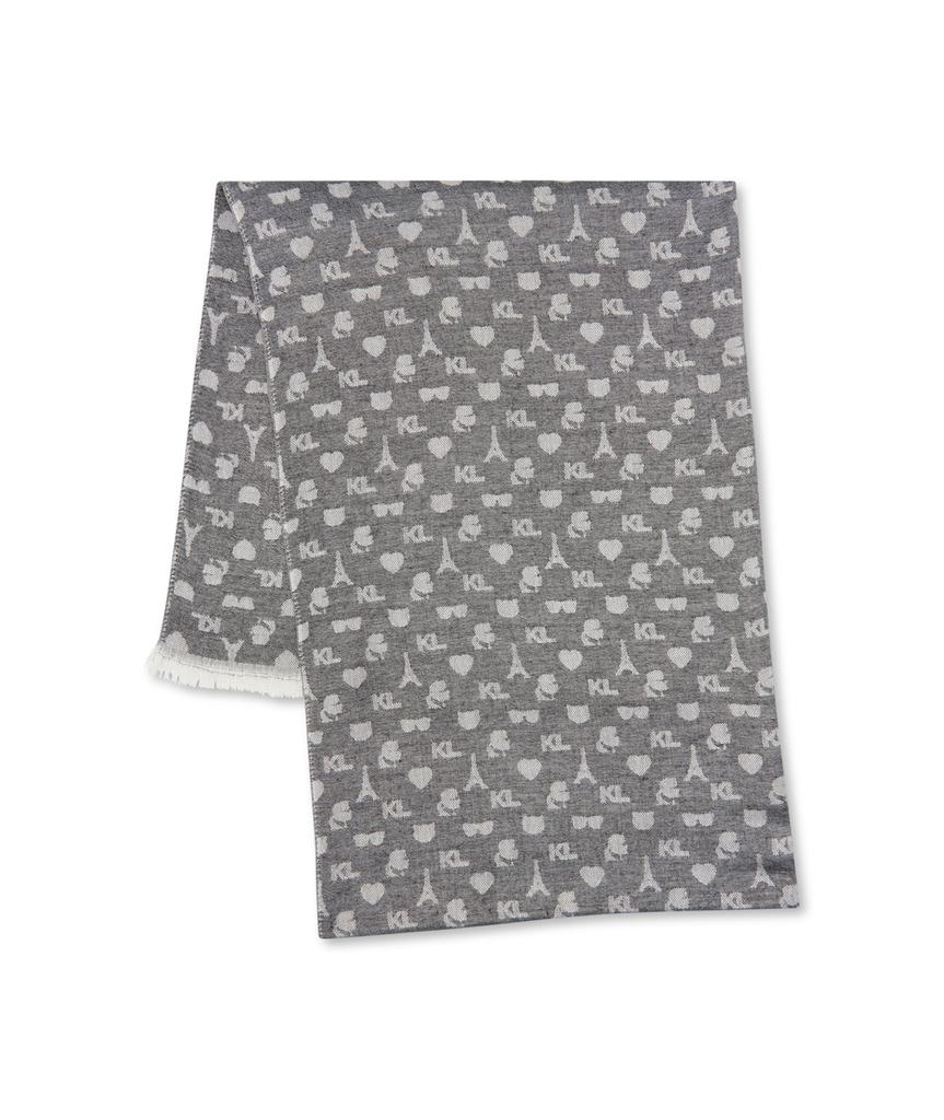 Karl Lagerfeld Paris KARL ICON PASHMINA BLACK
