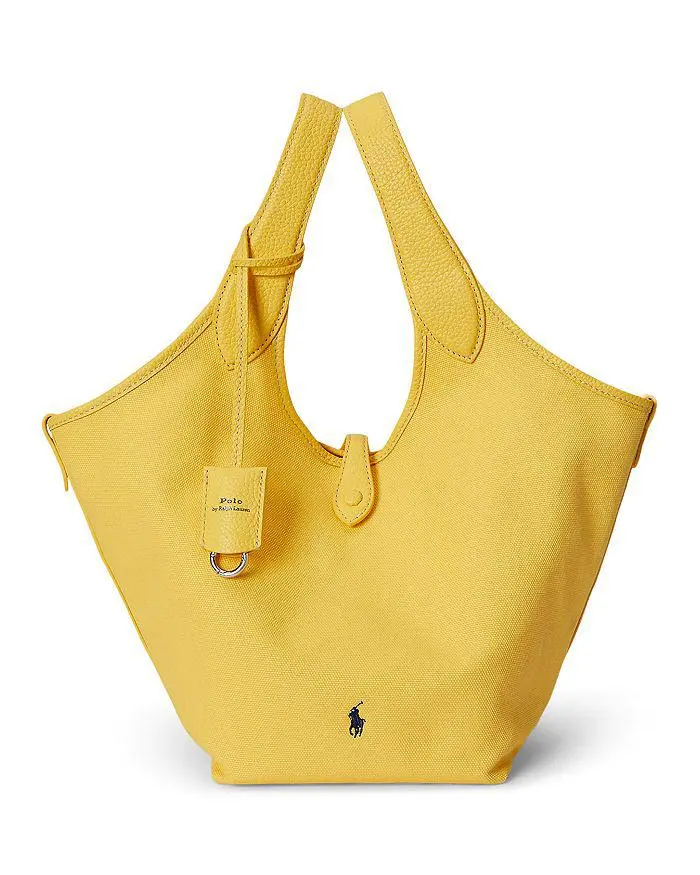 Ralph Lauren Polo Play Medium Canvas Shoulder Bag