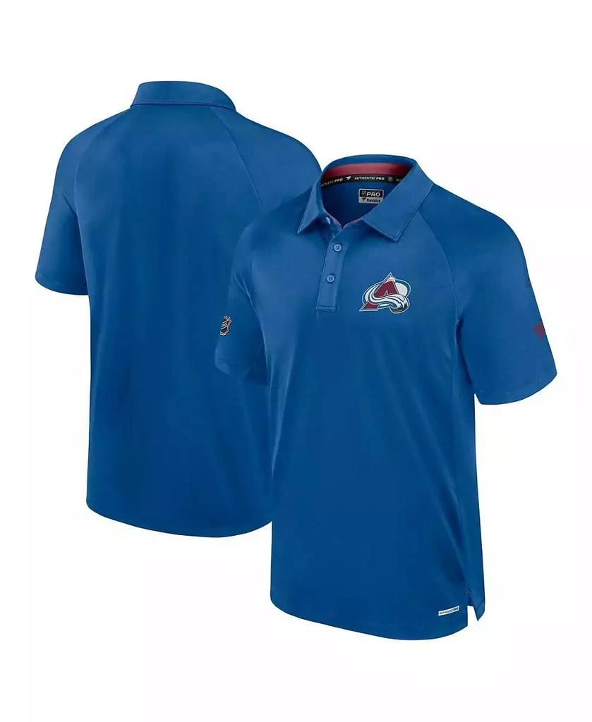 Fanatics Men's Blue Colorado Avalanche Authentic Pro Rink Polo Shirt 1