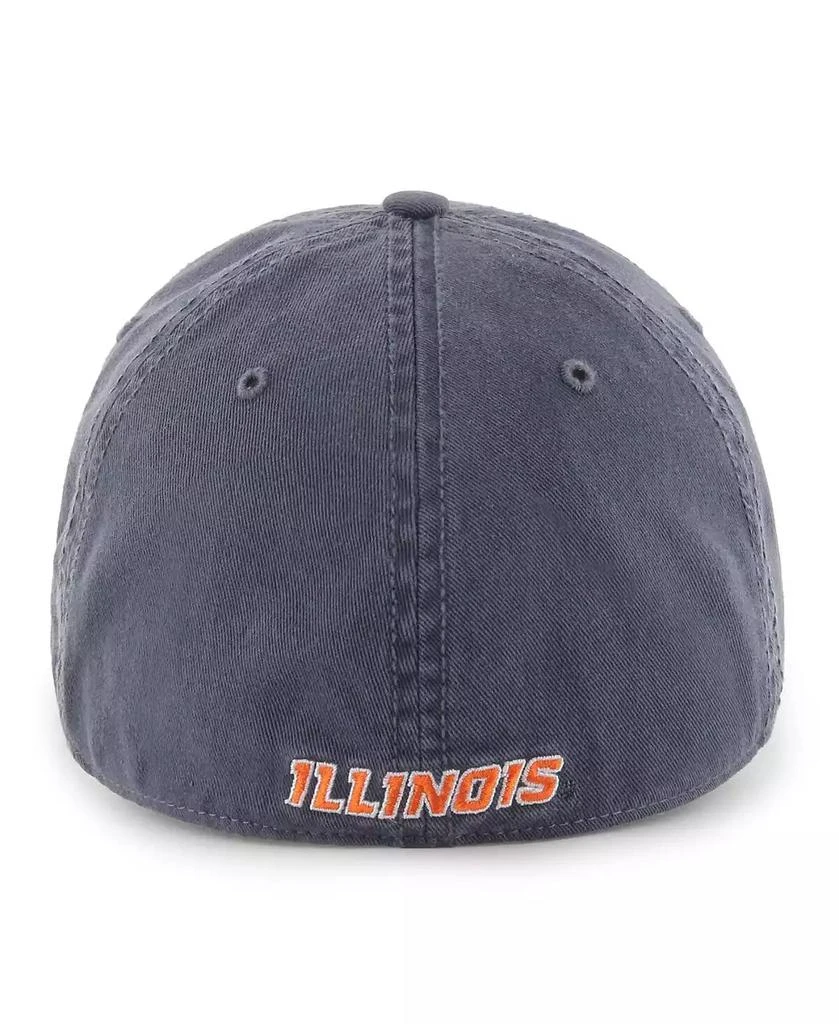 47 Brand Men's Navy Illinois Fighting Illini Franchise Fitted Hat 2