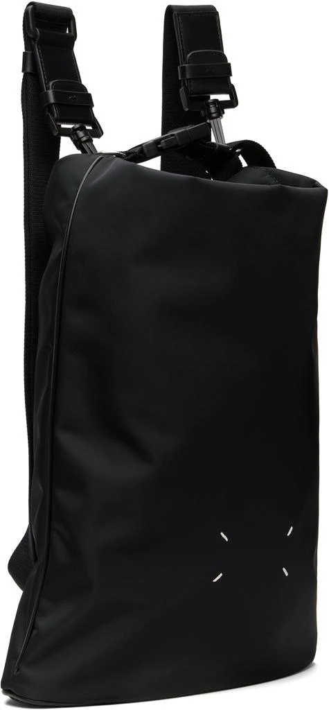 MAISON MARGIELA Black High Tech Roll Up Backpack 2