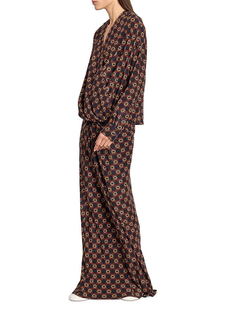 Dries Van Noten Smila Mosaique Bias Maxi Skirt 2