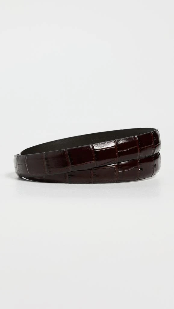 Madewell Triple Keeper Belt: Croco 3