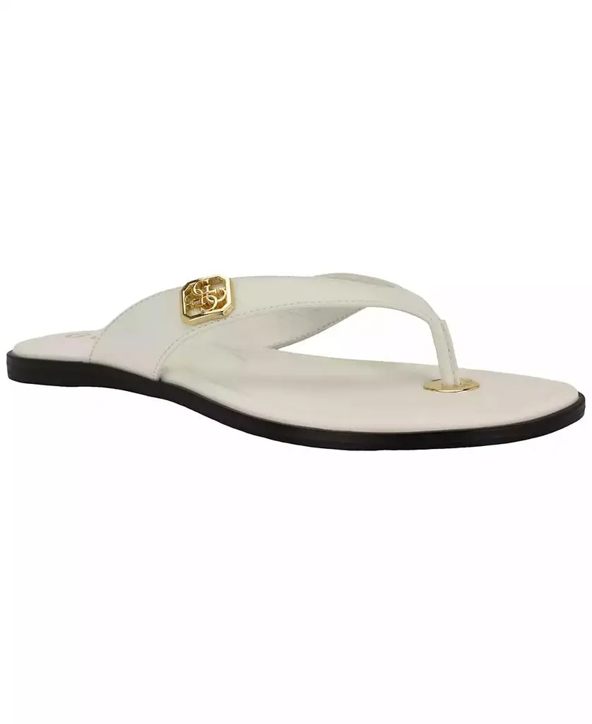 GUESS Women's Lexing Ornamented Thong Slip-On Sandals