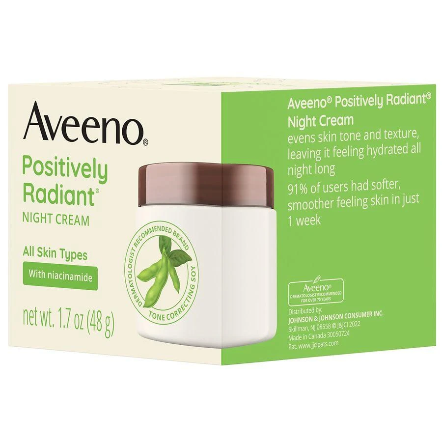 Aveeno Positively Radiant Moisturizing Face & Neck Night Cream 5