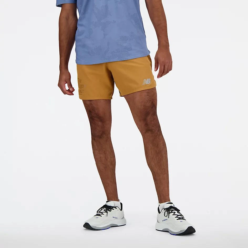New Balance Graphic Impact Run 5 Inch Short 1