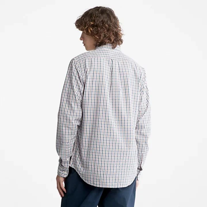 Timberland Seersucker Gingham Shirt for Men in Purple 2