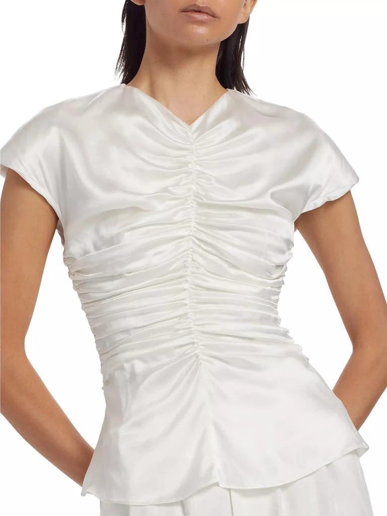 Tove Fiana Ruched Silk Blouse 6