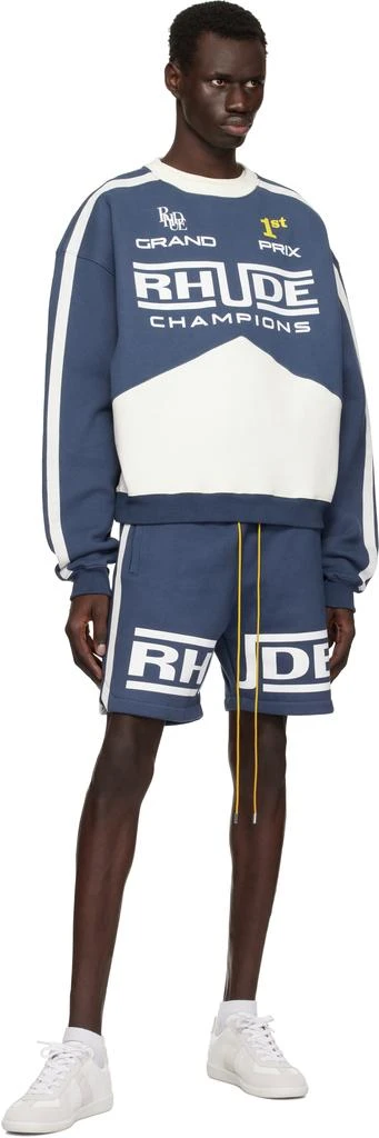 Rhude Blue 'Rhude Champions' Shorts 4