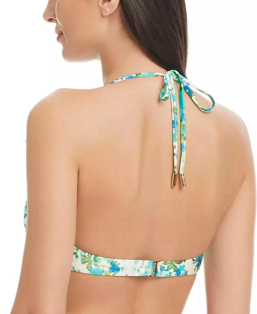 Red Carter Women
s Shirred Underwire Bra Bikini Top 2