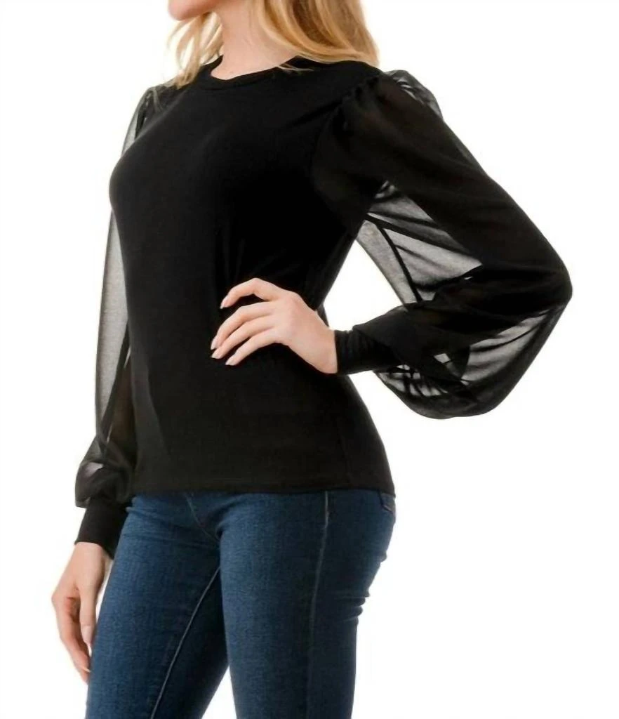 ariella Ariella - Chiffon Sleeve Top 2