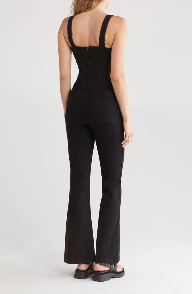 Madewell Flared Denim Jumpsuit 2