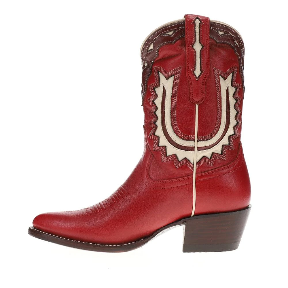 Tecovas The Jolene Inlay Pointed Toe Cowboy Booties 3