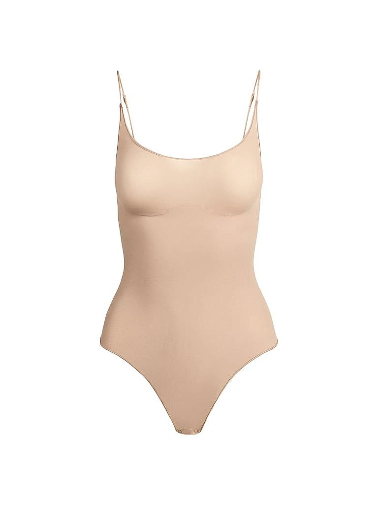 SKIMS Sheer Seamless Thong Bodysuit