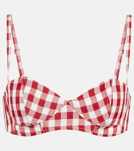 Acne Studios Linen-blend bra top 1