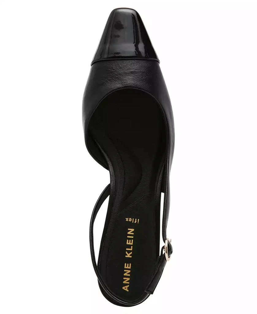 Anne Klein Women's Sama Cap Toe Slingback Dress Pumps 8