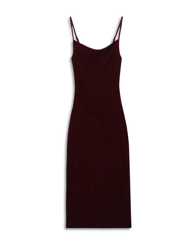 REISS Margot Velvet Slip Dress 6