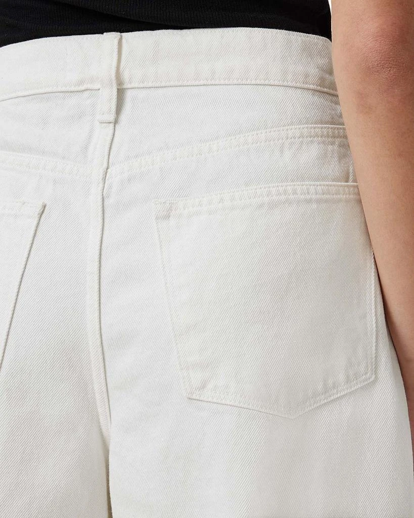 ALL SAINTS Aki High Rise Wide Leg Jeans in Chalk White 5