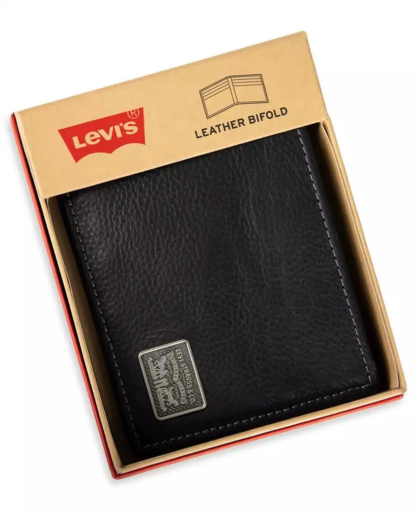 Levi's Men's Bill Divider and Ornament Passcase Wallet 7