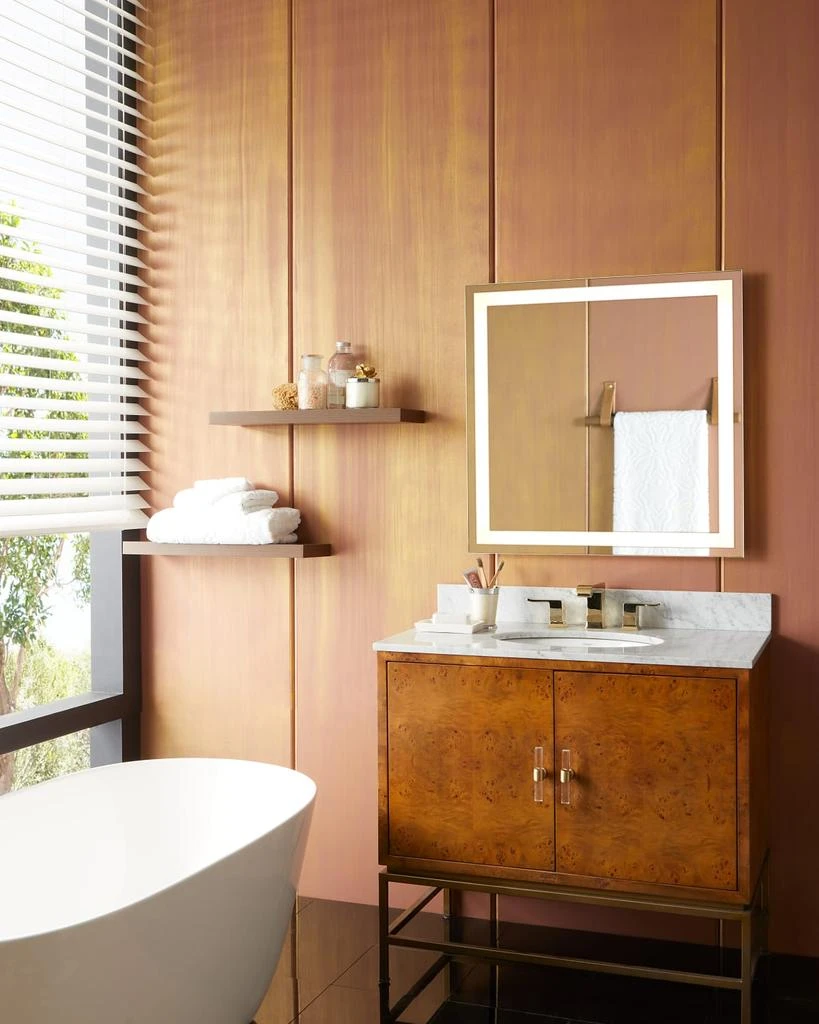 Ellington Square LED Mirror with Defogger and Dimmer, 3000K/4000K/5000K, 30"Sq. 5