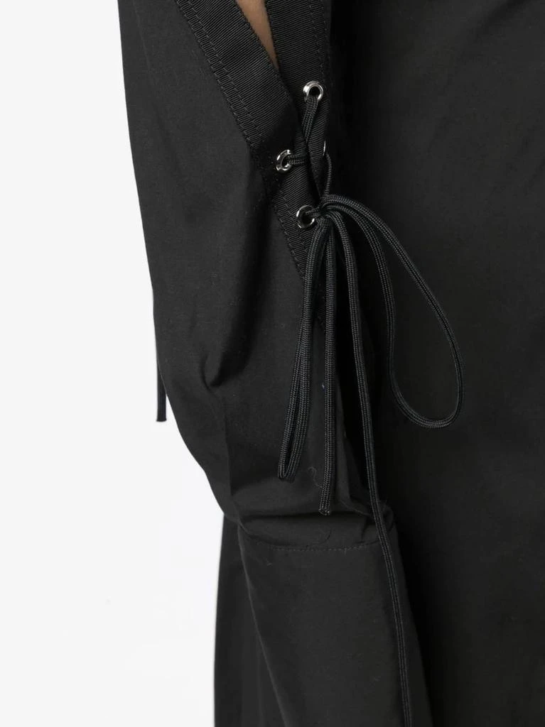 Monse Monse - Long Cotton Shirt With Cut-out Detailing 4
