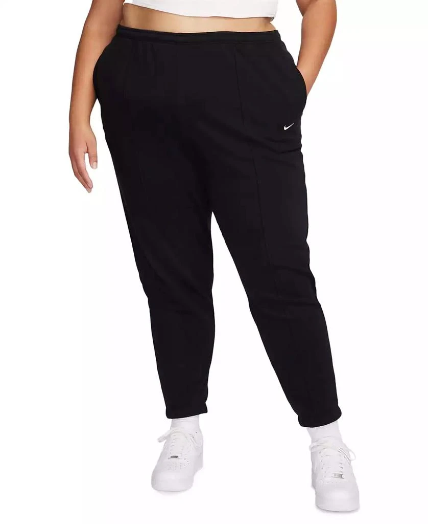 NIKE Plus Size Sportswear Chill Terry Slim-Fit High-Waist French Terry Sweatpants 1