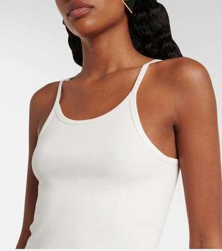 SLVRLAKE Ribbed-knit cotton jersey tank top 4