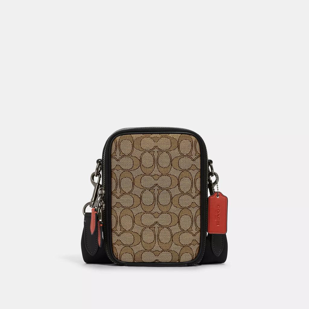 Coach Men s Stanton Signature Jacquard Crossbody Bag