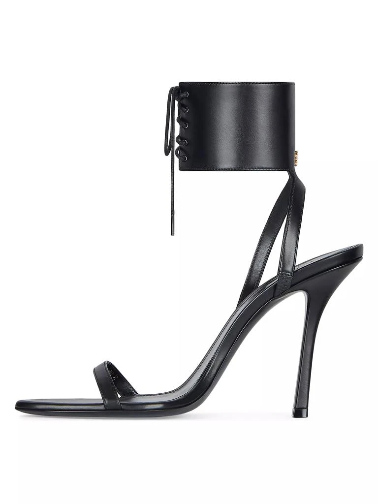 Givenchy 4G Liquid Lace-Up Heeled Sandals 2