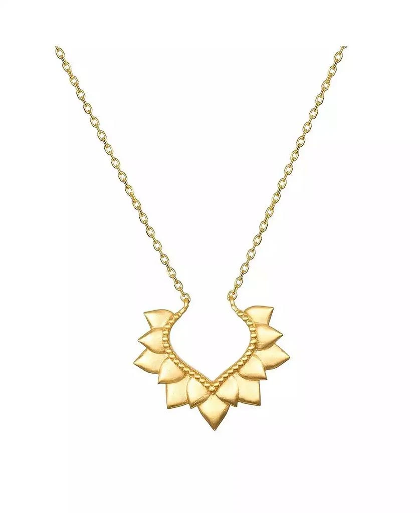 Satya Jewelry Blooming Love Lotus Motif Necklace