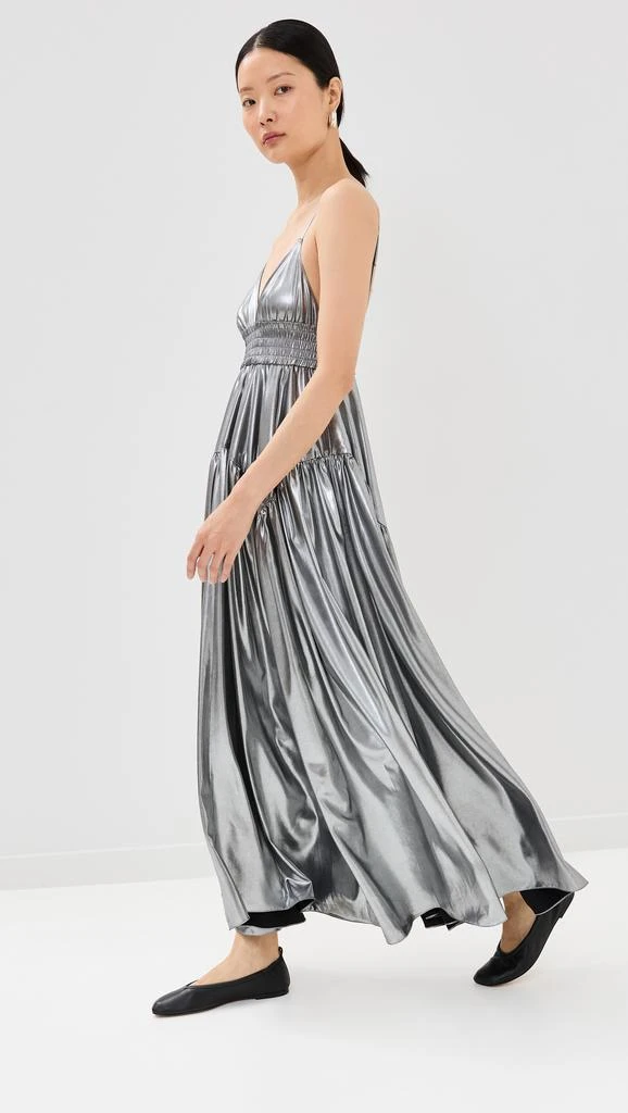 ROSETTA GETTY Gathered Peplum Camisole Dress 3