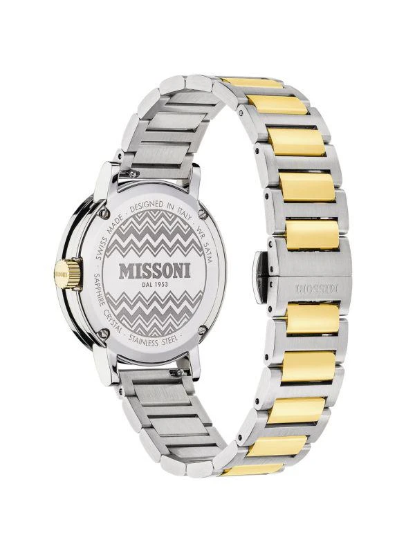 Missoni Chevron Stainless Steel Bracelet Watch 4