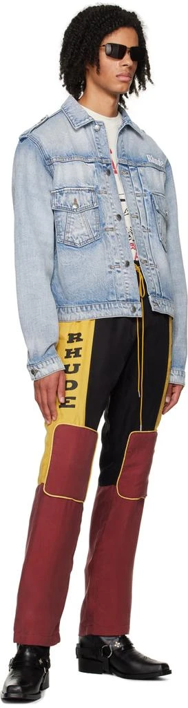 Rhude Blue Automobili Lamborghini Edition Denim Jacket 4