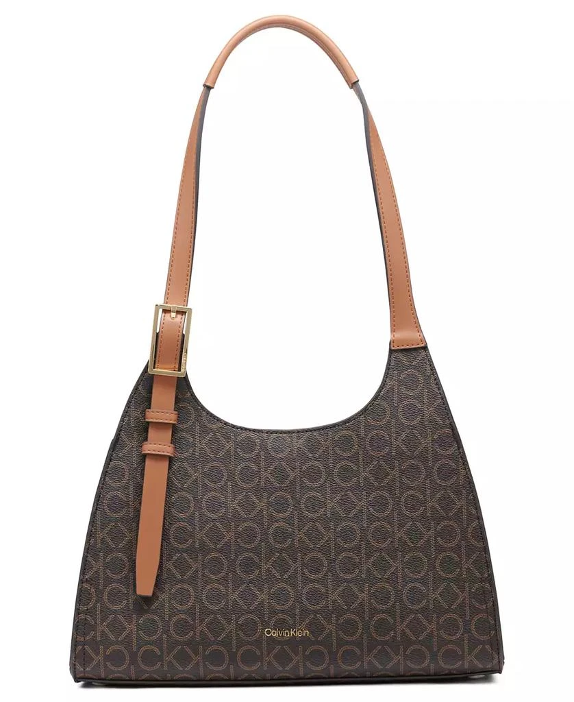 Calvin Klein Quill Signature Medium Shoulder Bag 1
