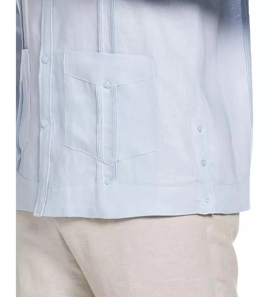 Cubavera Men's 100% Linen Long Sleeve 4 Pocket Guayabera Shirt 3