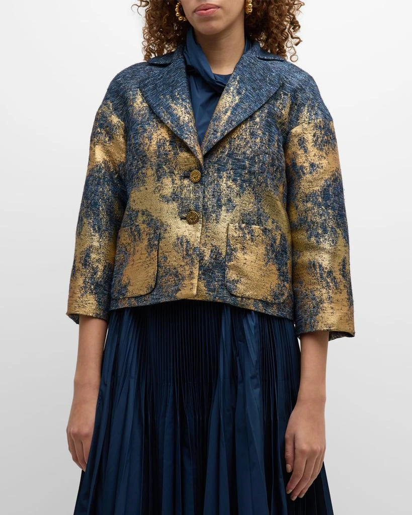 Maison Common Lurex Tweed Cabane Short Jacket 4