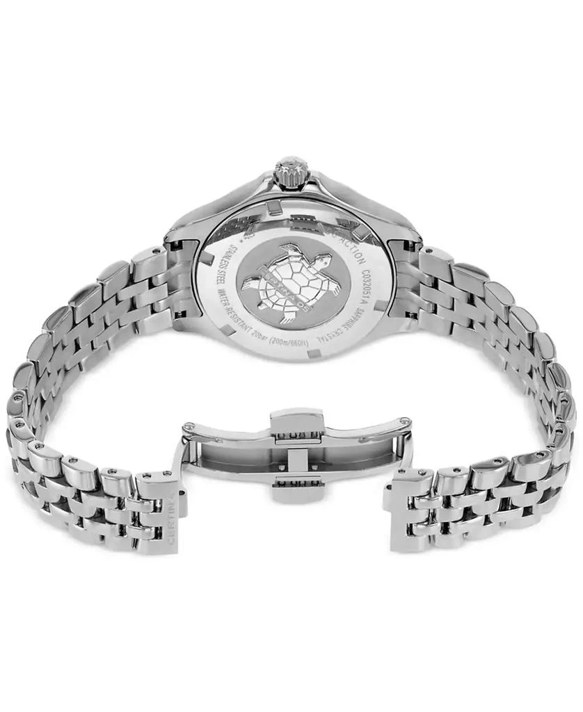 Certina Women's Swiss DS Action Diamond Accent Stainless Steel Bracelet Watch 34mm 4