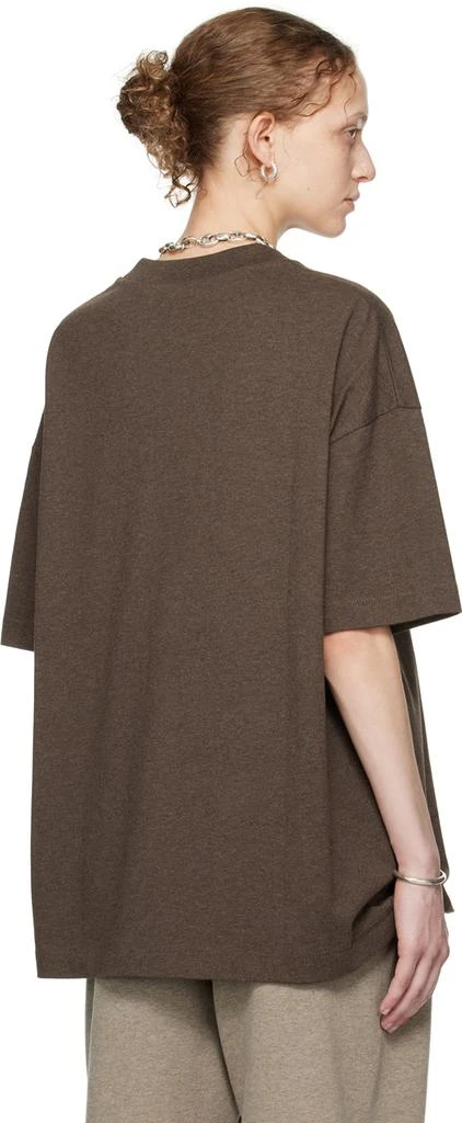 Essentials Brown Crewneck T-Shirt 3