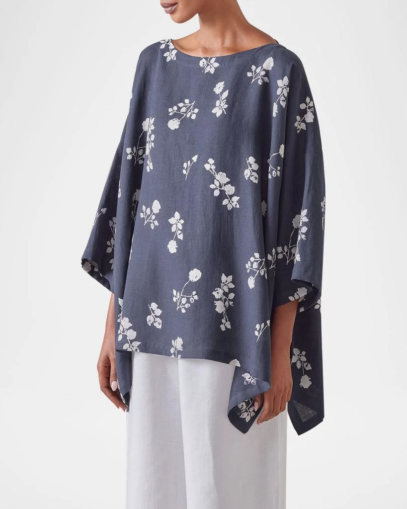 Eskandar DPS Scoop-Neck 3/4-Sleeve Top (Mid Plus Length) 4