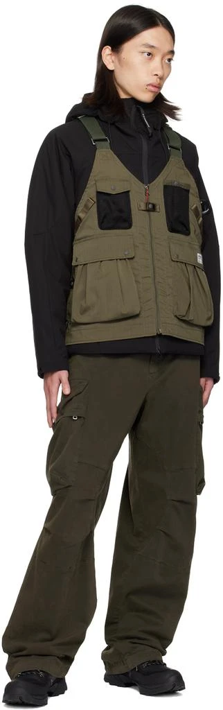 NANGA Khaki Hinoc Ripstop Field Vest 4