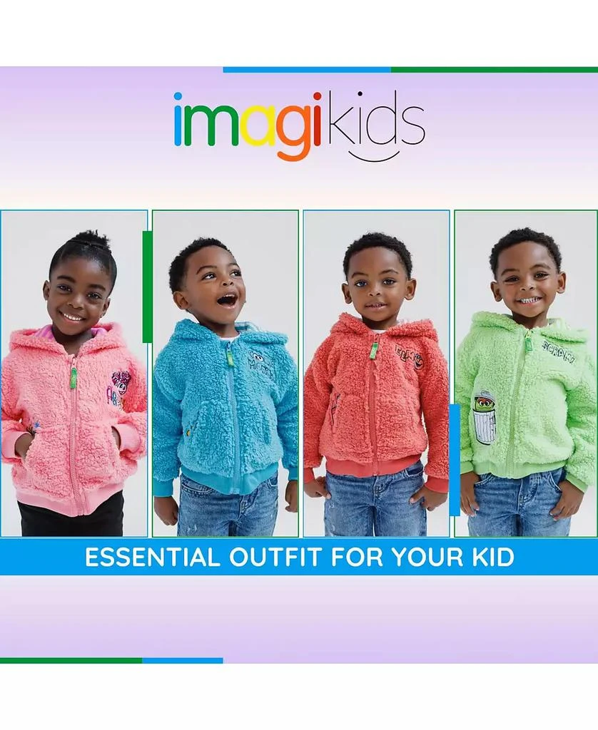 Sesame Street Baby Girls Zip Up Costume Hoodie 3