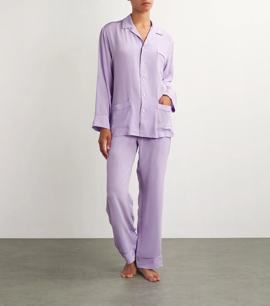 OLIVIA VON HALLE Silk Yves Pyjama Set 2