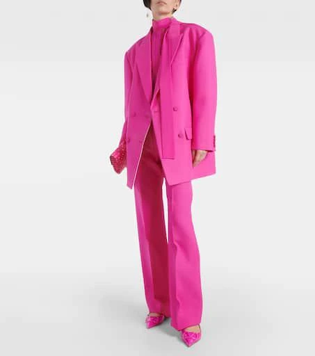 Valentino Tie-neck silk georgette blouse 2