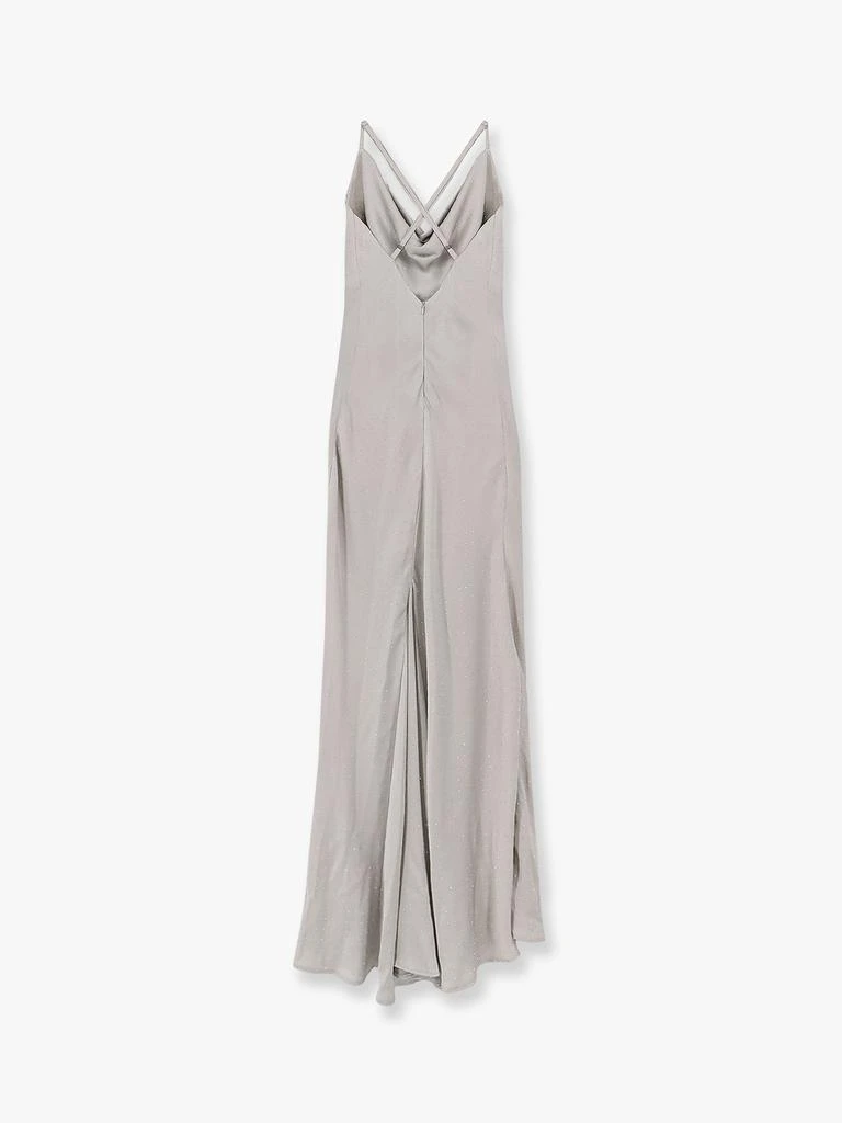 ACTUALEE Long dress with all-over rhinestones 4