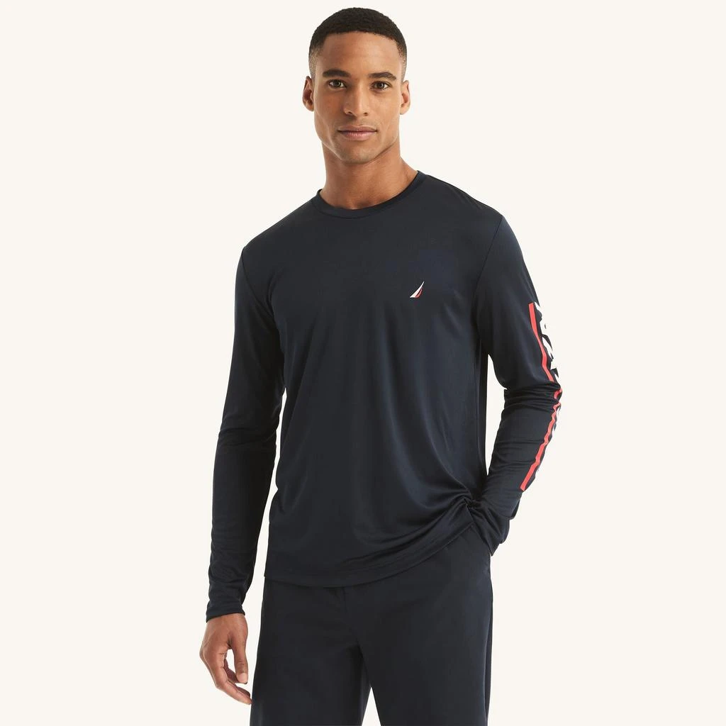 Nautica Mens Sustainably Crafted Rash Guard 3