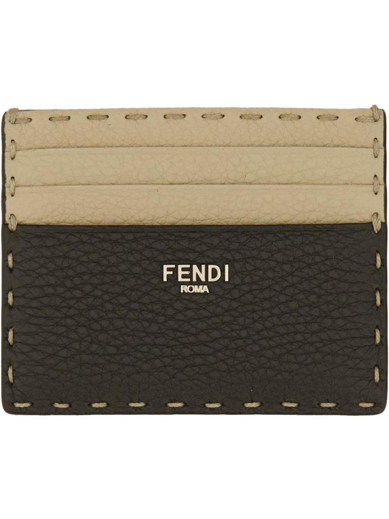 Fendi Fendi Flower Bouquet Ff Fabric Card Holder Accessories