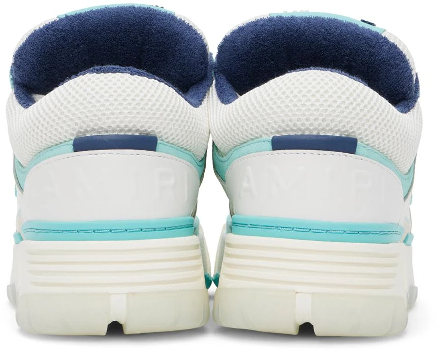 AMIRI White & Blue MA-1 Sneakers 2