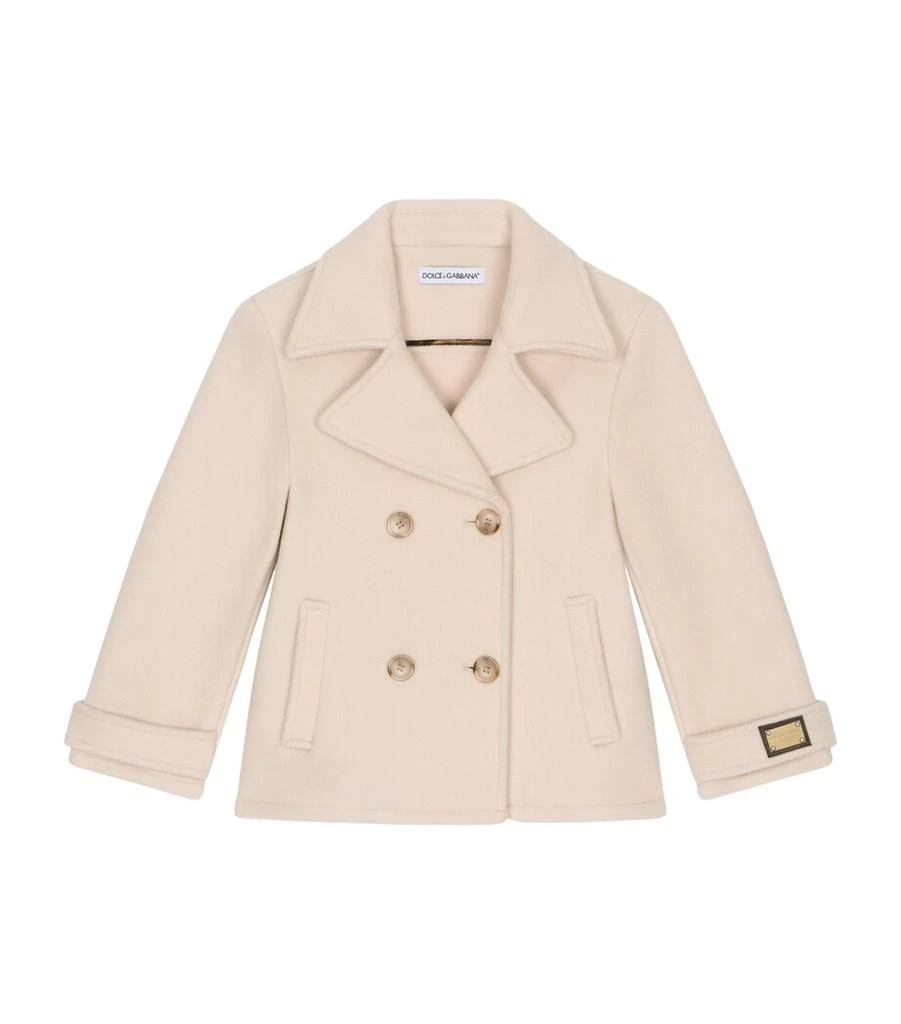 Dolce & Gabbana Wool-Blend Pea Coat (2-6 Years) 1
